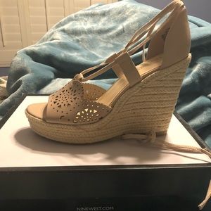 Nine West platform espadrilles